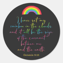Génesis del arcoiris de Dios 9 versos de la Biblia