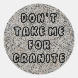 Pegatina Redonda Geólogo