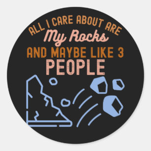 Pegatina Redonda Geólogo, Geología y Ciencia