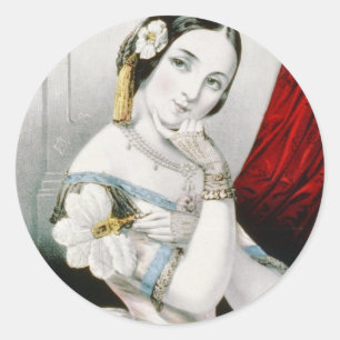 Pegatina Redonda Georgianna