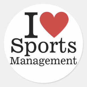 Pegatina Redonda ❤️ Gestión deportiva para estudiantes/PERSONALIZAD