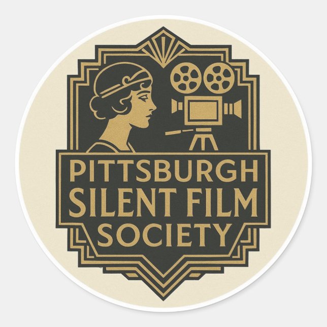 Pegatina Redonda get yer stickers here  (Anverso)