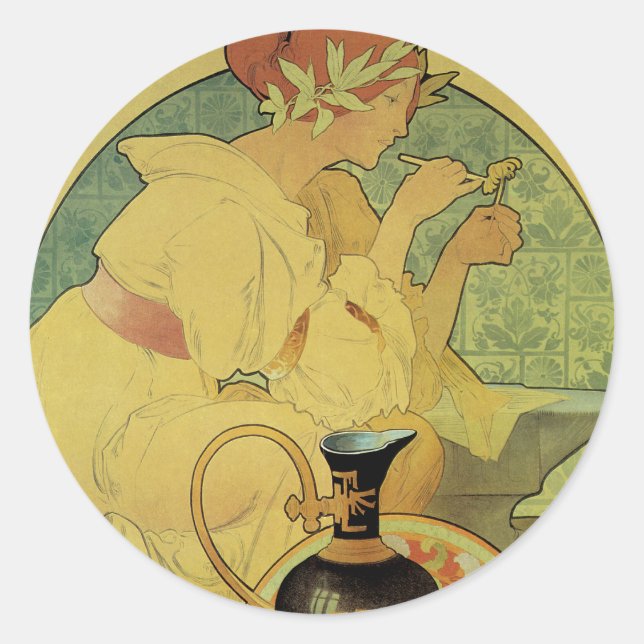 Pegatina Redonda Gewerbe Museen (Anverso)