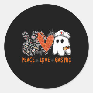 Pegatina Redonda Ghost Ghost Ghost Gastroenterology Hal