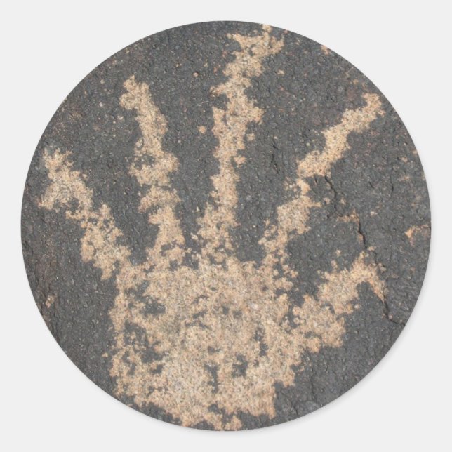 Pegatina Redonda Gila Lefty (Anverso)