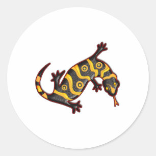 Pegatina Redonda Gila Monster