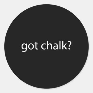 Pegatina Redonda Gimnasia de Got Chalk Escalada en Roca Levantamien