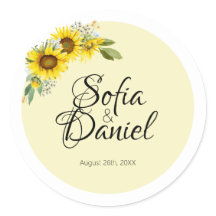 Girasol arco de margarita blanca elegante