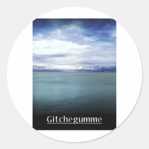Pegatina Redonda Gitchegumme