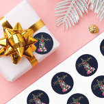 Pegatina Redonda Glam Girly Shoes Purse Makeup Christmas Tree<br><div class="desc">Esta glamorosa y glamorosa pegatina de Navidad será la charla de todos tus amigos y familia. Es un concepto único y elegante para sus vacaciones. Representa una falsa tipografía de purpurina dorado que dice: "Feliz Navidad". También cuenta con bolsos de acuarela hechos a mano y pintados a mano, zapatos de...</div>