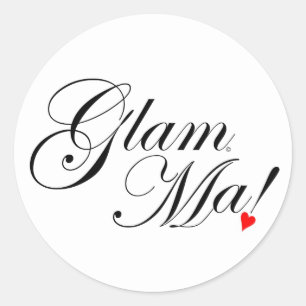 Pegatina Redonda GlamMa
