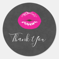 Glamoroso Ilustracion de los labios rosados calien
