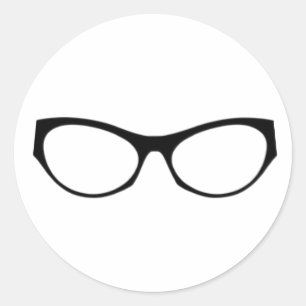 Pegatina Redonda Glass