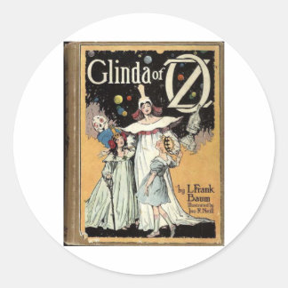 Pegatina Redonda Glinda De Oz