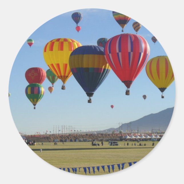 Pegatina Redonda Globalización (Anverso)