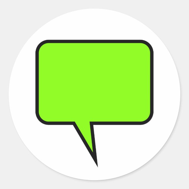 Pegatina Redonda Globo de Word (Anverso)