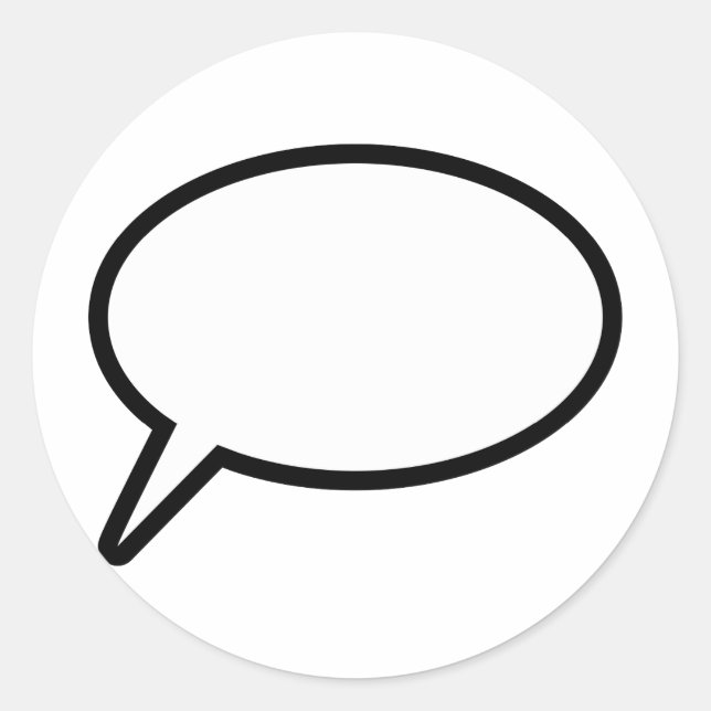 Pegatina Redonda Globo de Word (Anverso)