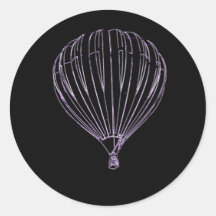 globo morado esbozado