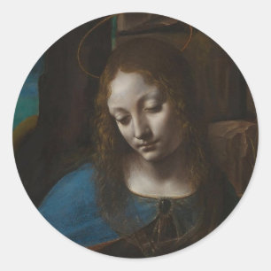 Pegatina Redonda Gloria a Mary