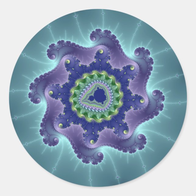 Pegatina Redonda Gloria de Springshine (Anverso)