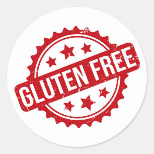 Pegatina Redonda Gluten Free