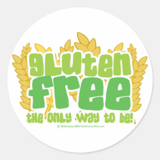 Pegatina Redonda Gluten Free
