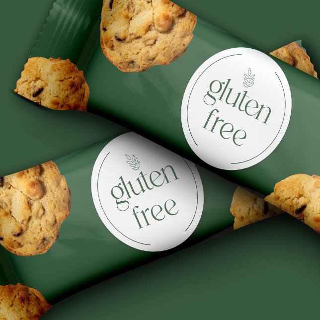 Pegatina Redonda Gluten Free Sticker  (Subido por el creador)