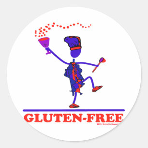 PEGATINA REDONDA GLUTEN-LIBRE