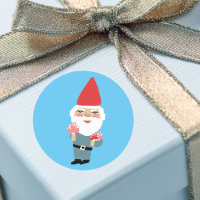 Gnome de hongo lindo colorido y divertido