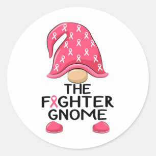 Pegatina Redonda Gnome del combatiente - Costo de ganancia de conci