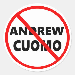 Pegatina Redonda Gobernador anti Nueva York de Andrew Cuomo popular