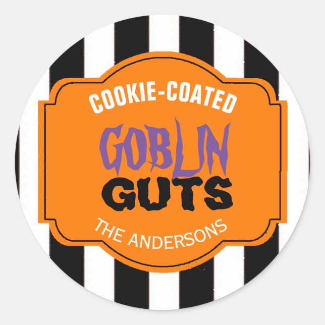 Pegatina Redonda Goblin Guts ID218 (Anverso)