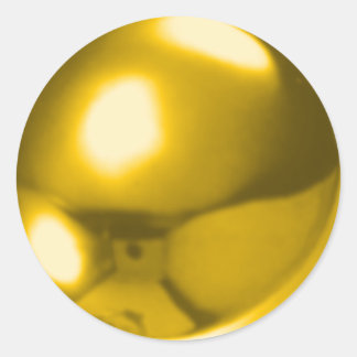 PEGATINA REDONDA GOLD BALL