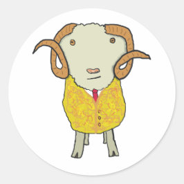 Pegatina Redonda Golden Fleece