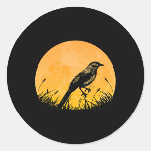 Pegatina Redonda Goldfinch Easy Halloween Set Perine Moon Costum