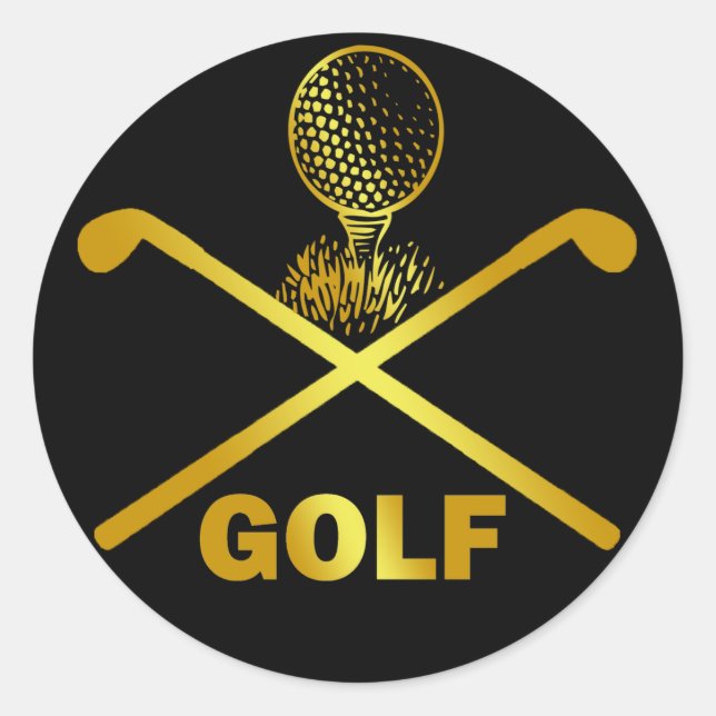 PEGATINA REDONDA GOLF (Anverso)