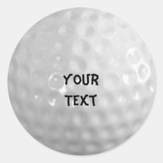 Pegatina Redonda Golf
