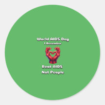 Golpear Al Sida No A La Gente. Día Mundial de la L