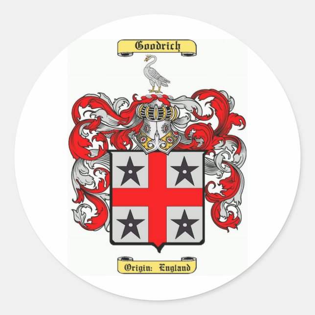 Pegatina Redonda Goodrich (Anverso)
