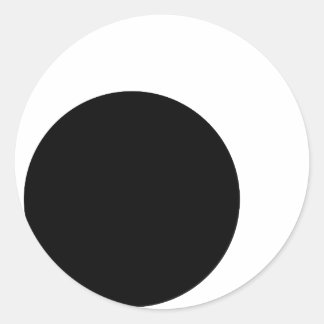Pegatina Redonda Googly Eyes (frontera)