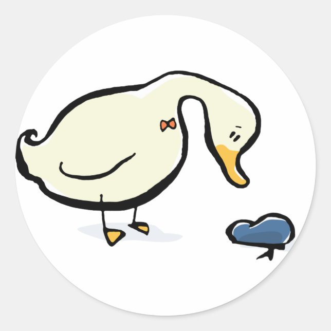 Pegatina Redonda gorra de marinero (Anverso)