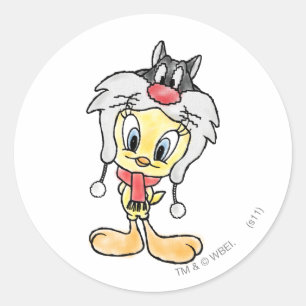 PEGATINA REDONDA GORRA SYLVESTER™