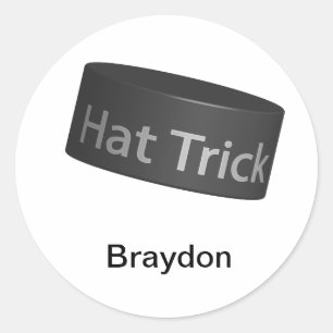 Pegatina Redonda Gorra Trick Puck