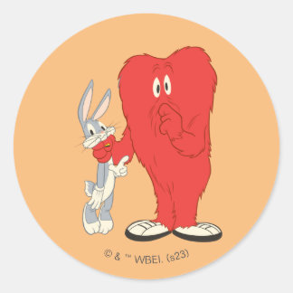 Pegatina Redonda Gossamer Holding BUNNY™