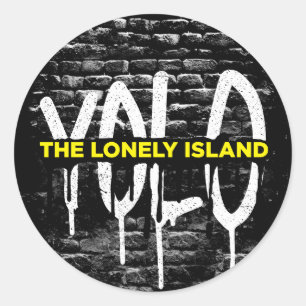 Pegatina Redonda Goteo del ladrillo