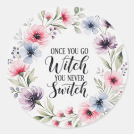Pegatina Redonda GoWitch
