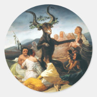 Goya Witches Sabbath Pegatinas