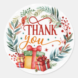 Pegatina Redonda Gracias