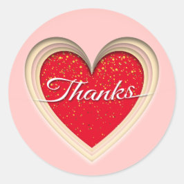 Pegatina Redonda ¡Gracias