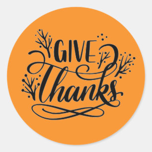 Pegatina Redonda Gracias